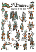 Spice Treaders - Illustration originale medieval/fantasy imprimée A4
